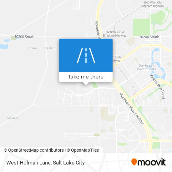 West Holman Lane map