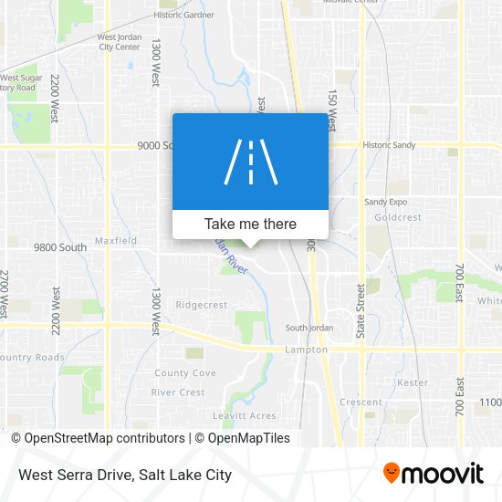 Mapa de West Serra Drive