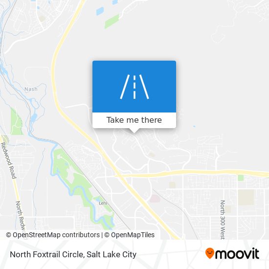 North Foxtrail Circle map