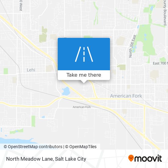 North Meadow Lane map