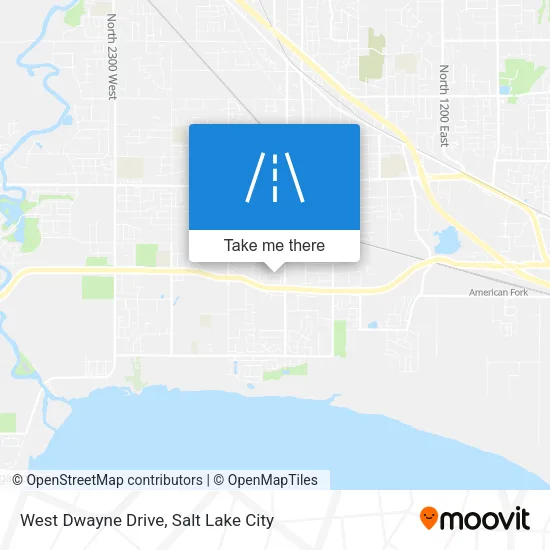 West Dwayne Drive map