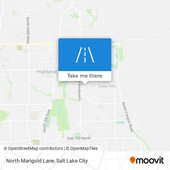 Mapa de North Marigold Lane