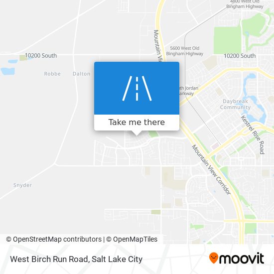 Mapa de West Birch Run Road