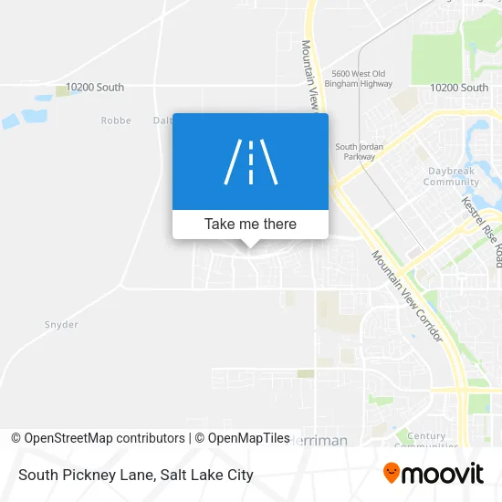 South Pickney Lane map