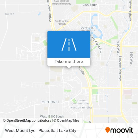 West Mount Lyell Place map