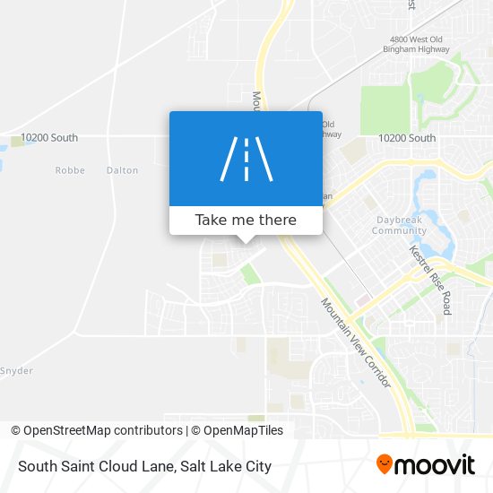 Mapa de South Saint Cloud Lane