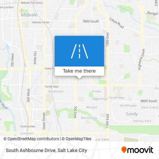 South Ashbourne Drive map