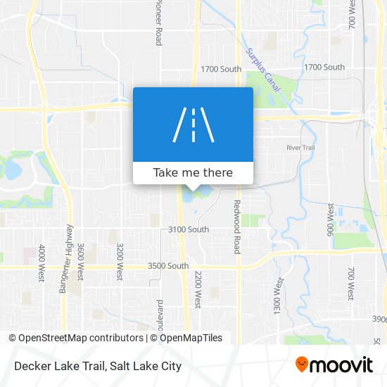 Decker Lake Trail map