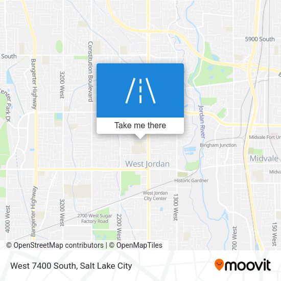 Mapa de West 7400 South