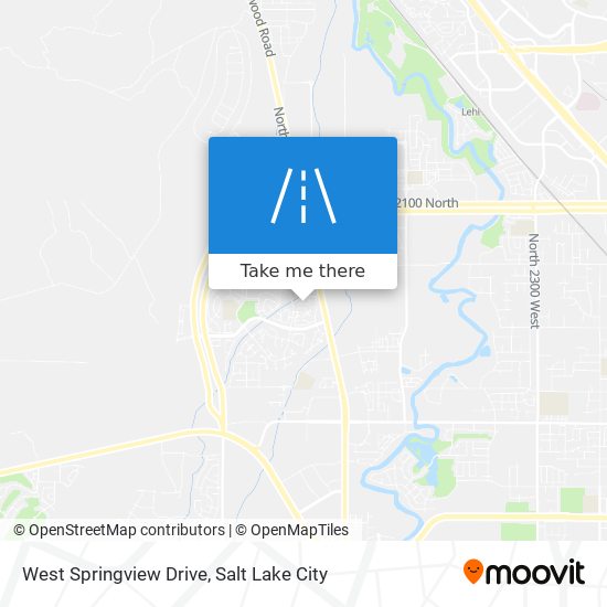 West Springview Drive map