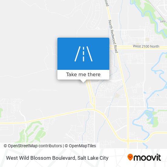 Mapa de West Wild Blossom Boulevard