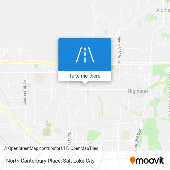 North Canterbury Place map