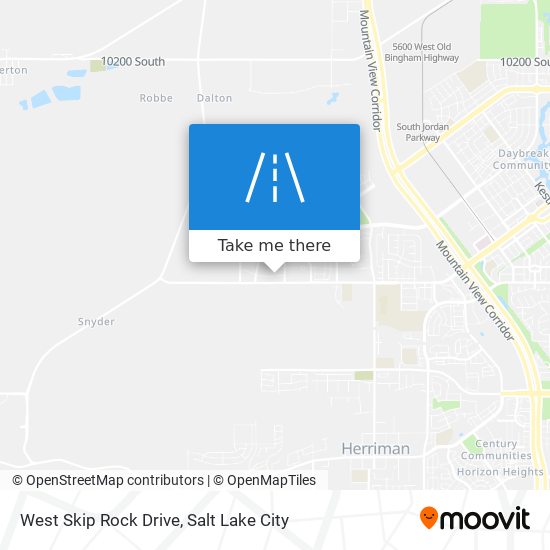 Mapa de West Skip Rock Drive