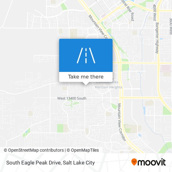 South Eagle Peak Drive map