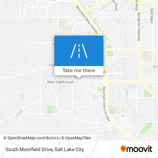 Mapa de South Moorfield Drive