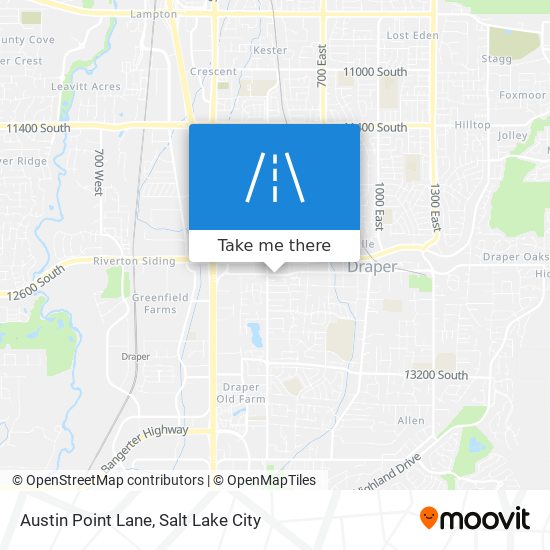 Austin Point Lane map