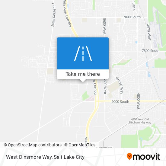 Mapa de West Dinsmore Way