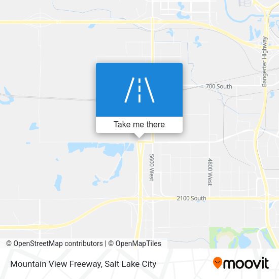 Mapa de Mountain View Freeway