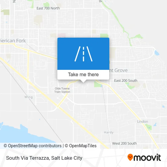 South Via Terrazza map