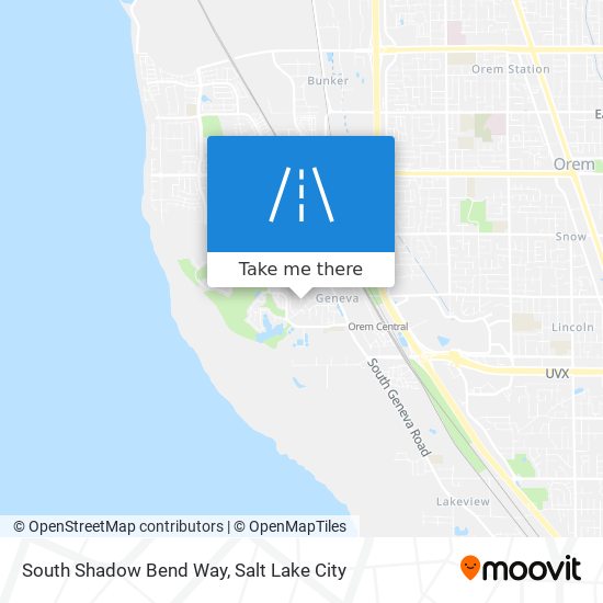 South Shadow Bend Way map