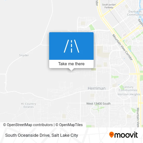 South Oceanside Drive map