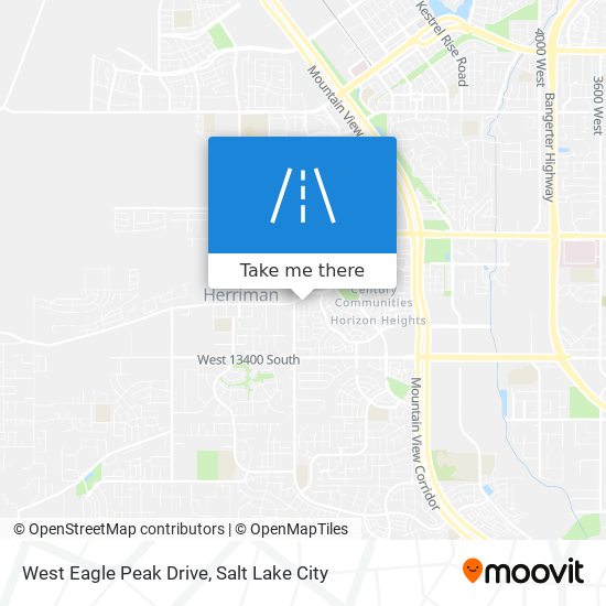 Mapa de West Eagle Peak Drive