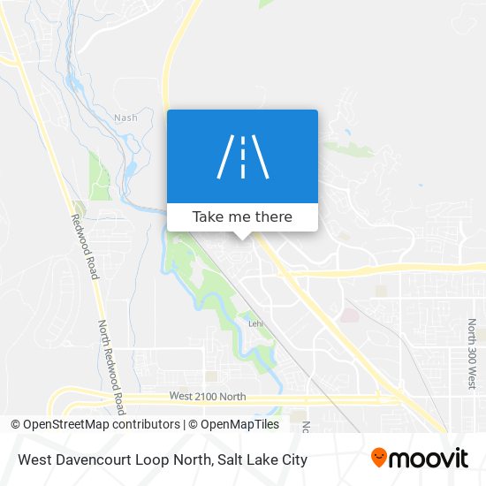 West Davencourt Loop North map