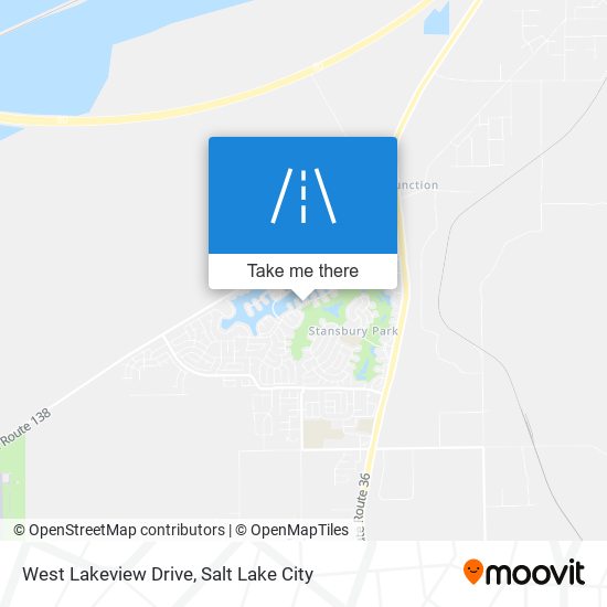 Mapa de West Lakeview Drive