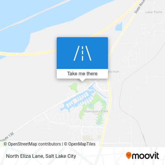 North Eliza Lane map