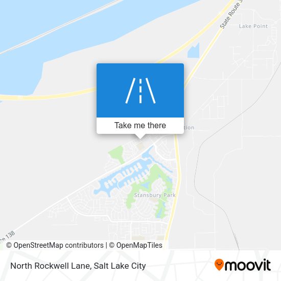 Mapa de North Rockwell Lane
