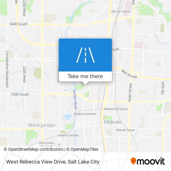 West Rebecca View Drive map