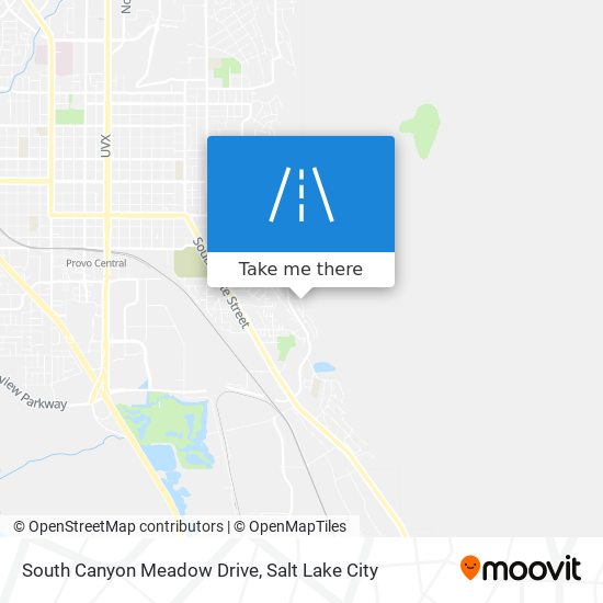 Mapa de South Canyon Meadow Drive