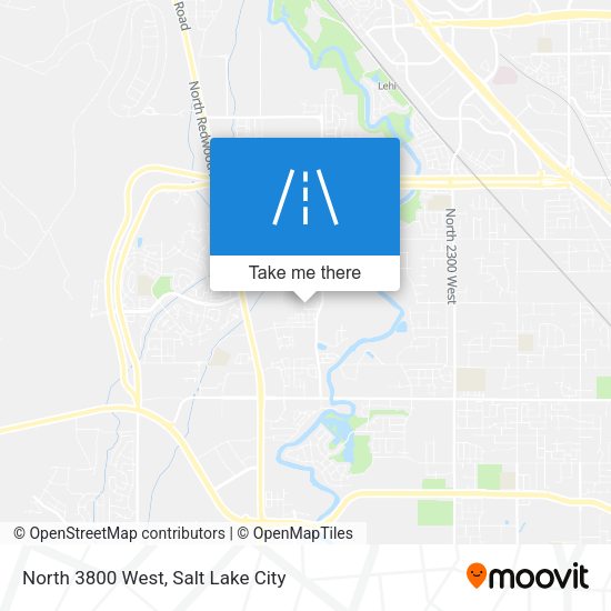 Mapa de North 3800 West