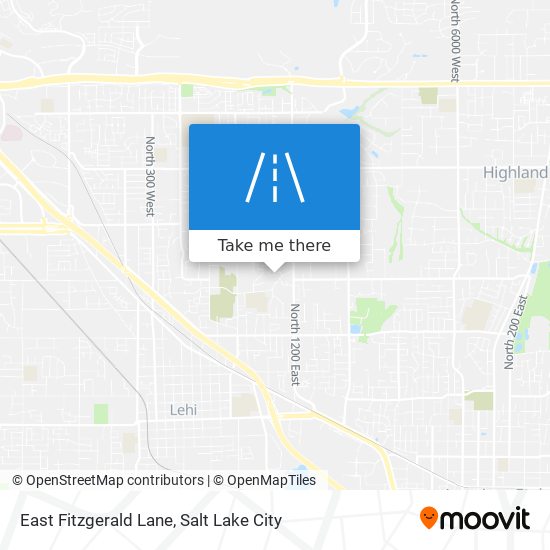 Mapa de East Fitzgerald Lane