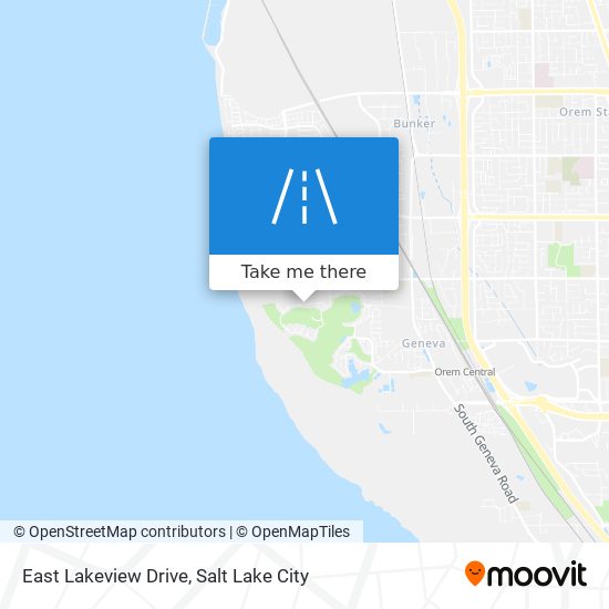East Lakeview Drive map