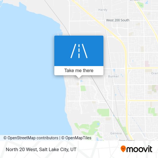 Mapa de North 20 West