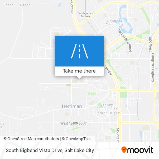 South Bigbend Vista Drive map