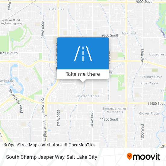 Mapa de South Champ Jasper Way