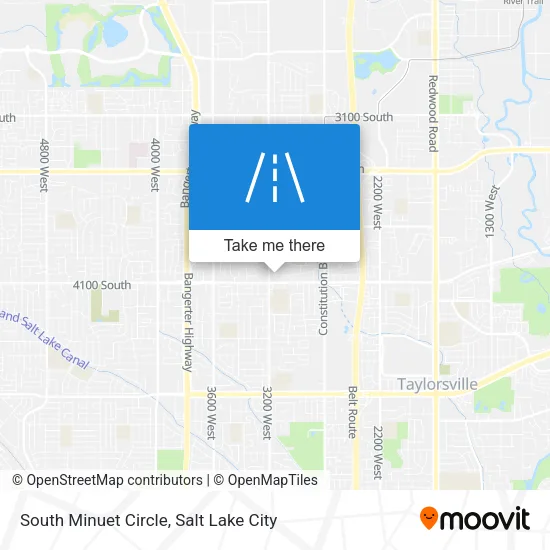 South Minuet Circle map