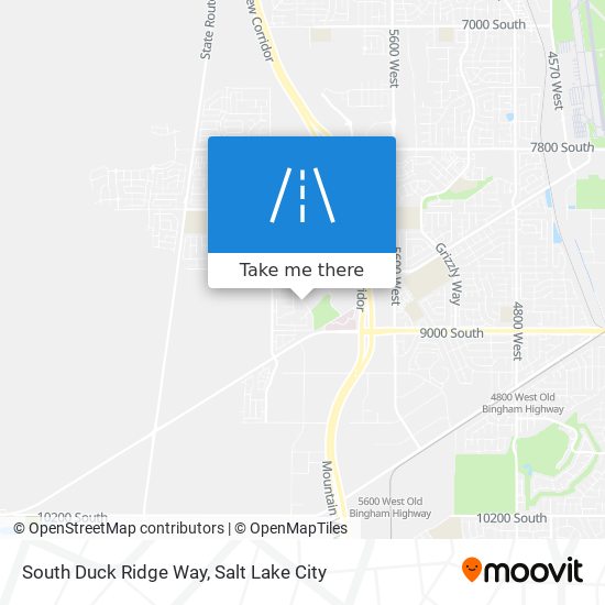 South Duck Ridge Way map