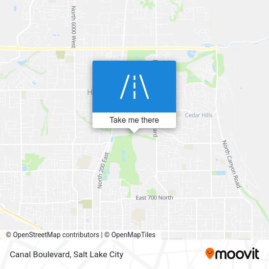 Mapa de Canal Boulevard