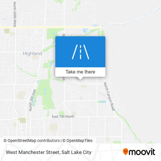 West Manchester Street map