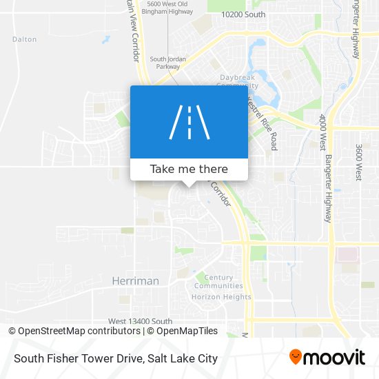 South Fisher Tower Drive map