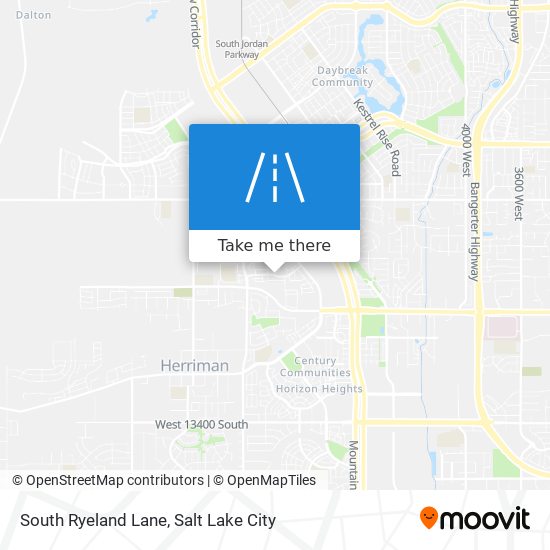 Mapa de South Ryeland Lane