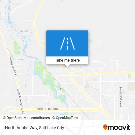 North Adobe Way map