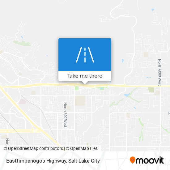 Easttimpanogos Highway map