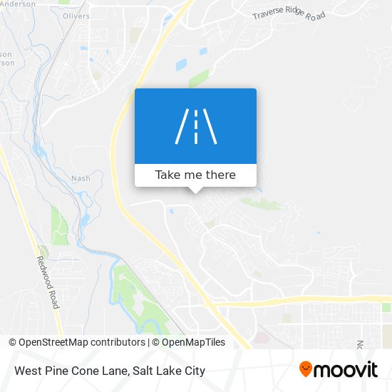 West Pine Cone Lane map