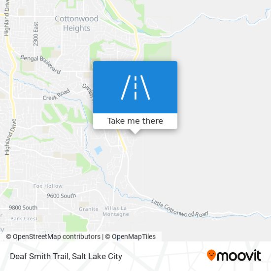 Mapa de Deaf Smith Trail