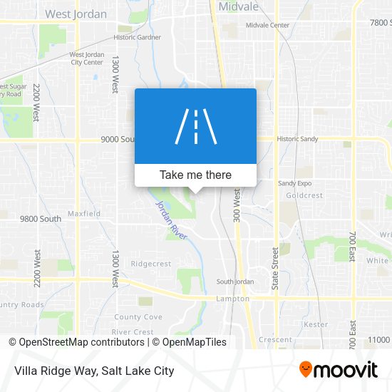 Villa Ridge Way map