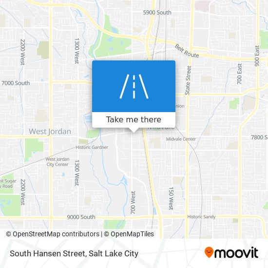 South Hansen Street map